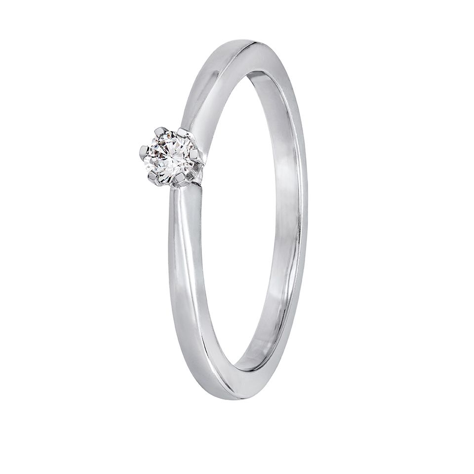 Diamantring Rome 0,10 ct, 15.0