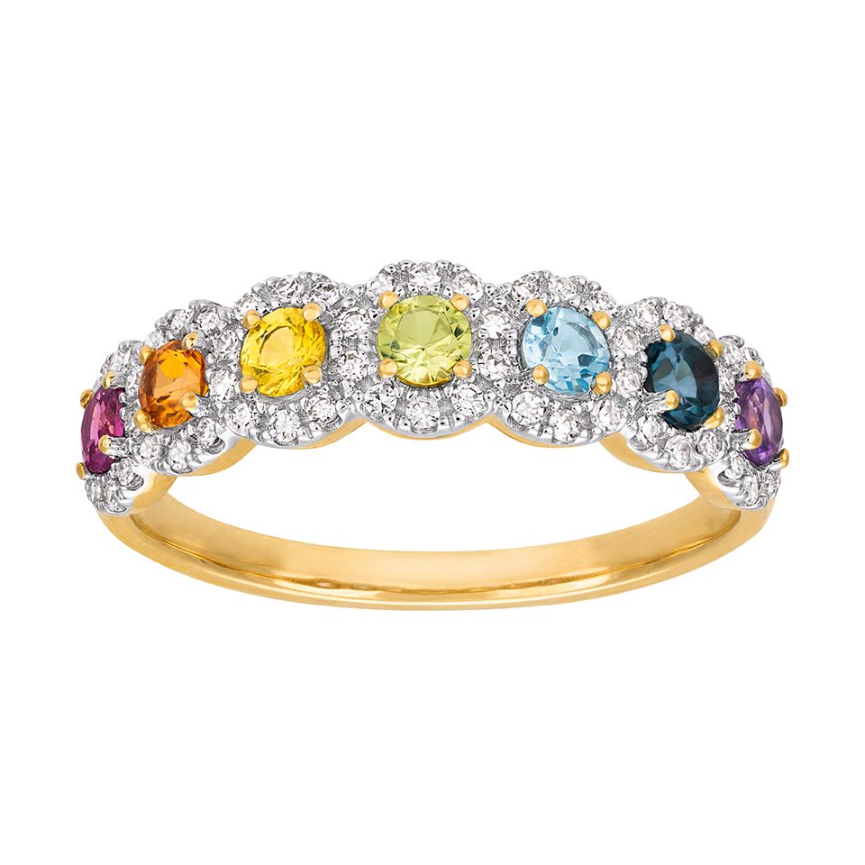 RING 18K GULD, DIAMANT 0,15CT, 16.0